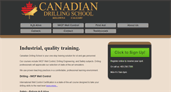 Desktop Screenshot of canadiandrillingschool.com