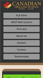 Mobile Screenshot of canadiandrillingschool.com